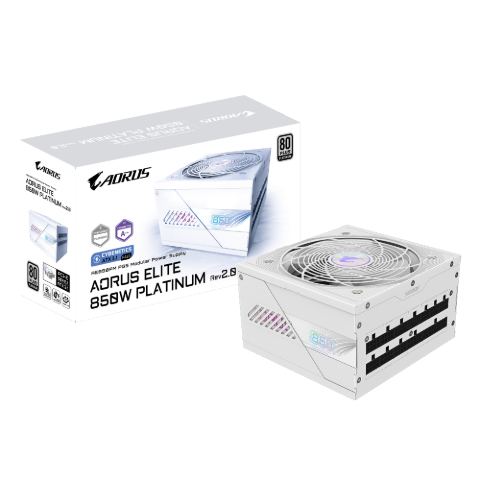 תמונה של ספק כוח Gigabyte Aorus ELITE P850W 80Plus Platinum PCIE5.1 ICE