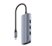 תמונה של תחנת עגינה 4K-60Hz HDMI 100W PD & CUDY 6-IN-1 USB-C Hub with GbE